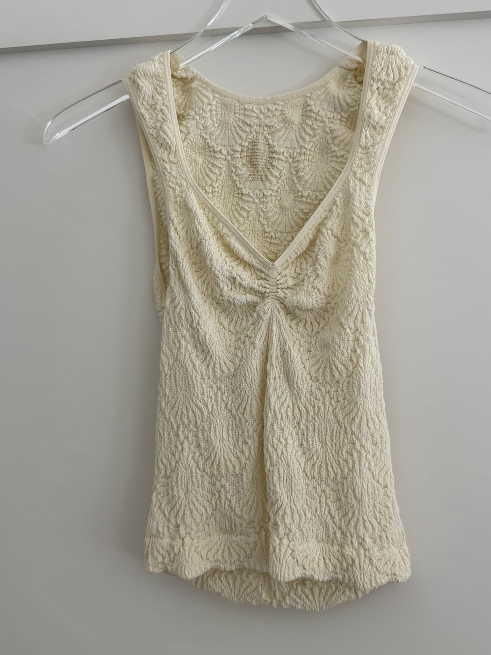 Free people love letter sweetheart cream tank m/l
